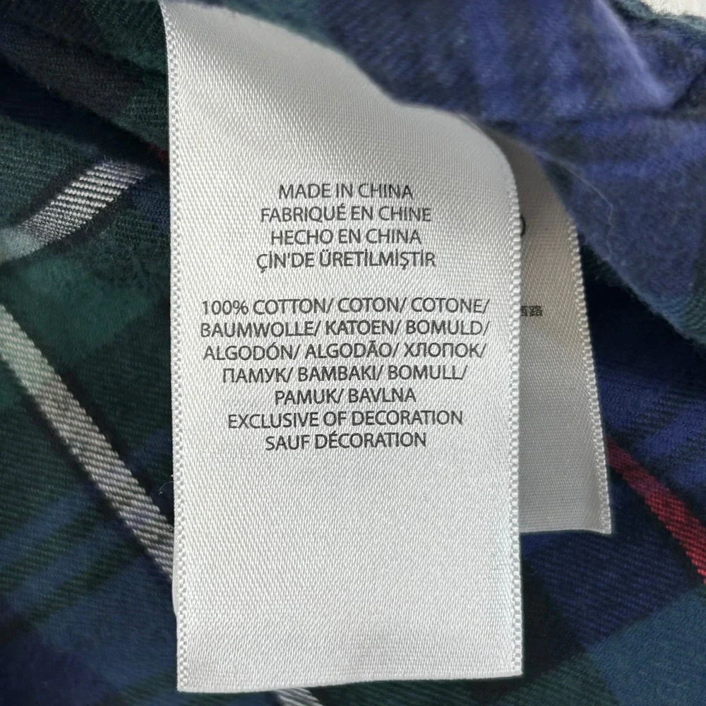 Polo Ralph Lauren Mens Classic Fit Performance Plaid Button Down Shirt Green S